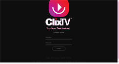 Desktop Screenshot of clixtv.com